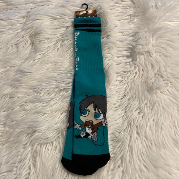 Attack on Titan Socks brand new length 17” color green - Picture 1 of 8